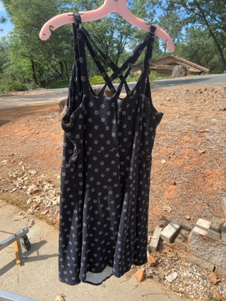 Nine Britton A-line, lightweight, crisscross back dress Size 2X MTS