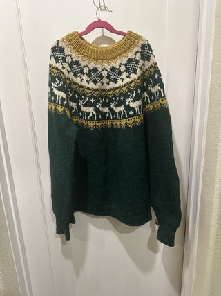VV #62 Green Xtra Large Wool Sweater