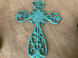 Metal Garden Art Cross