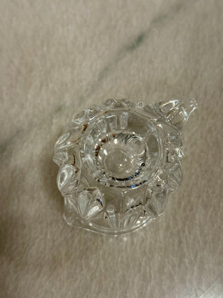 Sm glass pitcher 2" matches