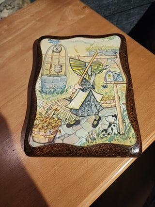 Holly Hobbie Wood Wall Plaque