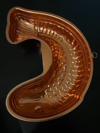 Copper fish mold pan - 5 1/2 cups|109757