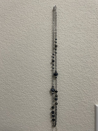 Handmade Necklace Black Gems #49 MTS|23404