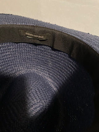 Banana republic, navy blue straw hat  RSV