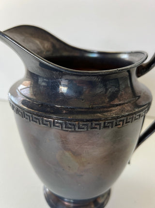 Vintage silver plated water pitcher|72061