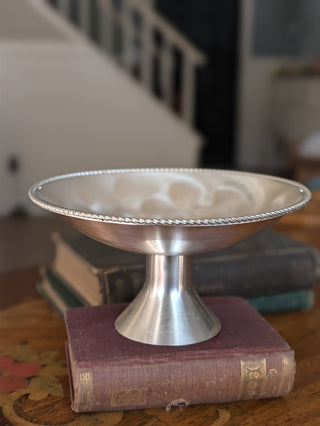 Vintage WMF Ikora Tarnish Resistant Silver Plated Pedestal Compote Bowl NIS