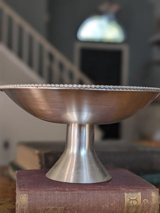 Vintage WMF Ikora Tarnish Resistant Silver Plated Pedestal Compote Bowl NIS