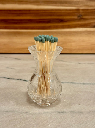 Crystal vase 3' matches|113175