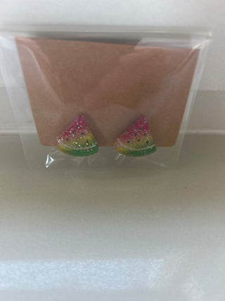 Kids watermelon clips earrings-RSV