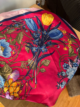 Scarf 34x34 Blue Tulips MTS|86243
