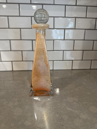 AJ - Orange Glass Decanter MTS|61825