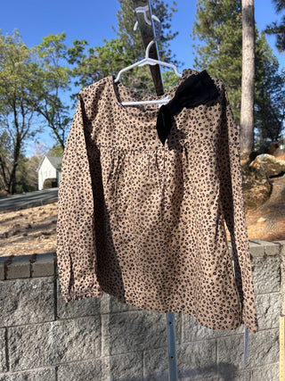 #2 NWT Carter’s Leopard Print Bow Blouse 7