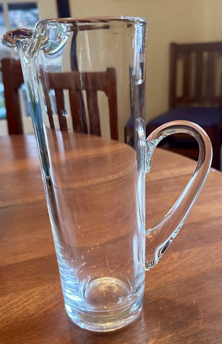Vintage Glass  Martini Pitcher Pinch Spout RSV|57417