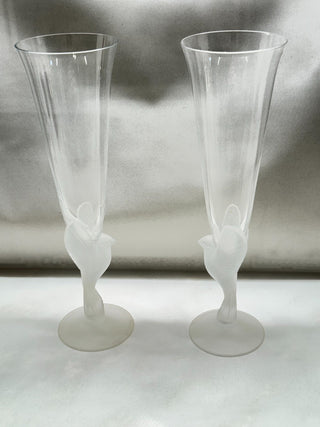 Sasaki Champagne glasses pair