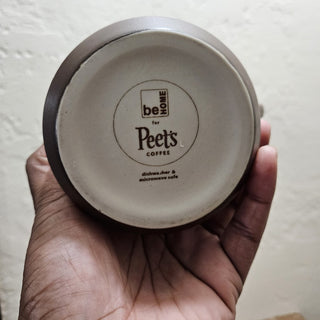 Peet's Coffee Brown & White Crosshatch Mug (BRI) - MTS|52322