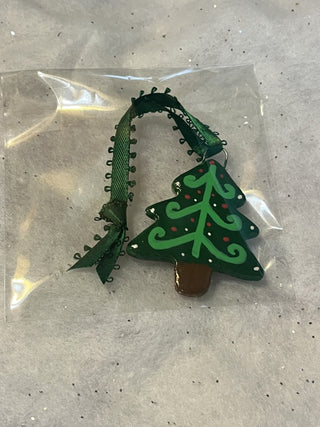 Handcrafted Clay Grn Christmas Tree Ornament | Gift Tag RSV|129706