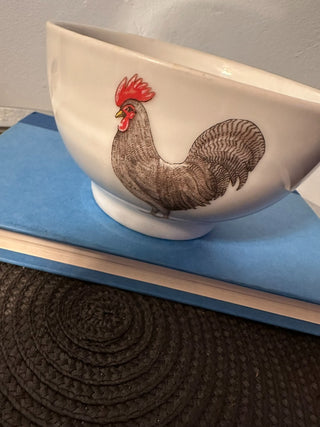 Bowl Chicken Gray-Green-Orange 1 piece MTS|128324