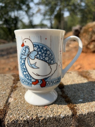 ONE Blue Goose Footed Mug by BAKER, HART & STUART