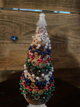 Handmade Buttons & Beads Christmas Tree ~MTS|138666