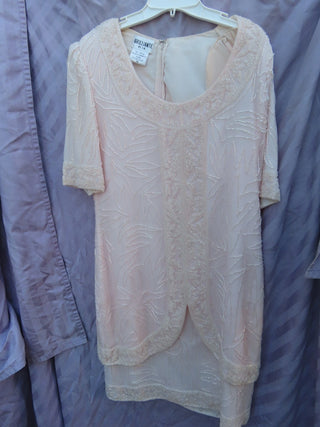 Mother of the Bride s beaded pink dress MTS