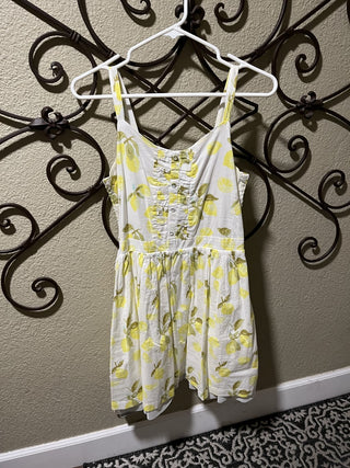 Women's Size 14/16 Short Summer Dress with Lemons RCD|119378
