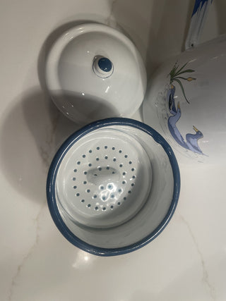 Vtg. French Enamel Coffee Pot-RSV|76056