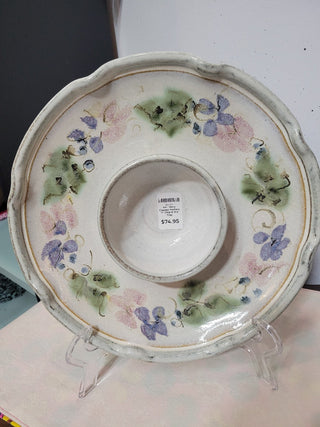 Mary Classen Pottery 11-1/2" Chip & Dip Tray RCD