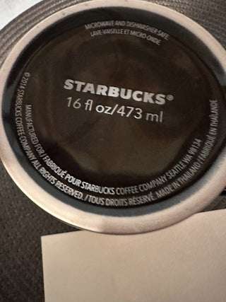 Mug Cup Starbucks Black Designer 2014 MTS