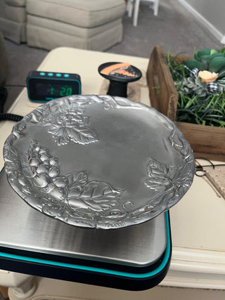 Aurthr Court Pewter Raised Tray|109273