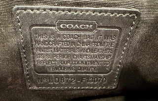 COACH HAMPTON PURSE BLACK|110494