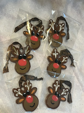 Handcrafted Clay Reindeer Ornament | Gift Tag|129734