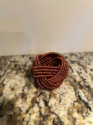 Braided Knot Napkin Rings, Set of 8   MTS|125109