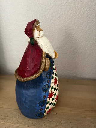 JIM SHORE HEARTWOOD CREEK SANTA WITH BELL EXCELLENT CONDITION 9" TALL (KJS) RCD|126468