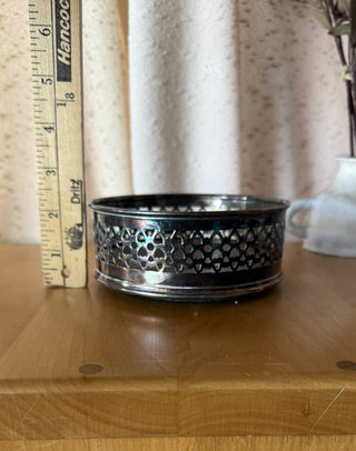 Vintage Silver Plate Wine Coaster (LZD - RSV)|108559