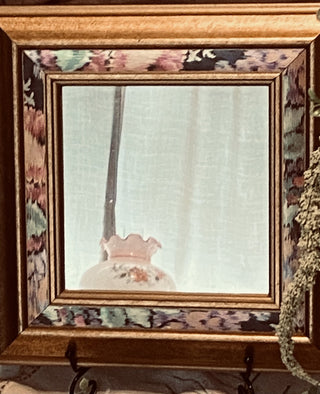 1980’s Wood decorative mirrors 12x12 RCD|62791