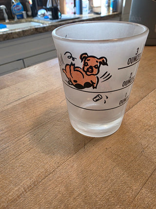 MTS Vintage MCM Piggy Cocktail Jigger|122272