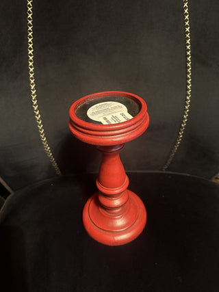 Red Pillar Candle Holders 9" VV MTS