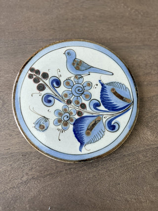 Mexican pottery bird trivet|60456