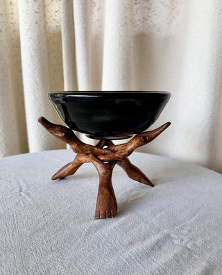 Hand Carved Wood Tripod (LZD - RSV)|71615