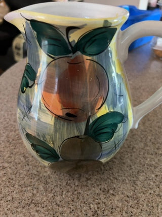 Portuguese pottery pitcher
