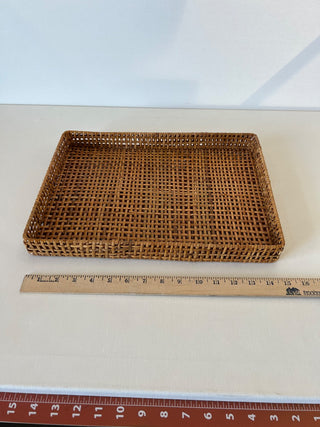 Wicker tray|70042