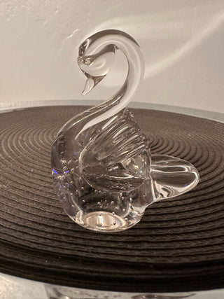 Swan - clear glass 4" 1 piece MTS|128415