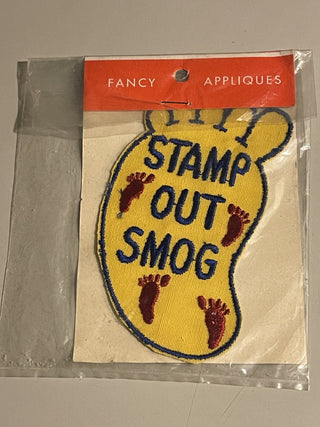 Vtg Stamp Out Smog Patch, NIP--SP MTS