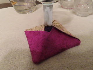 Handmade Wine fabric coasters MTS set of 4 MTS