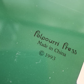 Vintage Woodland Santa Tin Tray MTS|124067