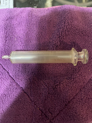 vintage glass syringe rsv