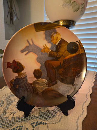 Norman Rockwell "Shadow Artist" Collector's Plate, RCD|144886