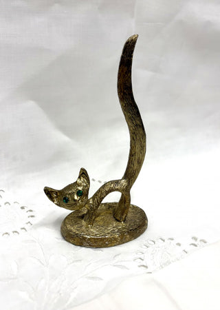 MCM Cat with Green Eyes Ring Holder RSV|91068