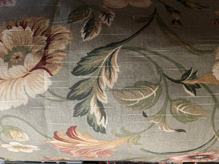 VINTAGE CUSTOM MADE FLORAL TABLECLOTH 64 X 50