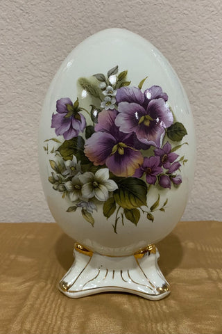 Braum Bros 9.5" Porcelain Summer Flowers Collection - Violets  RSV